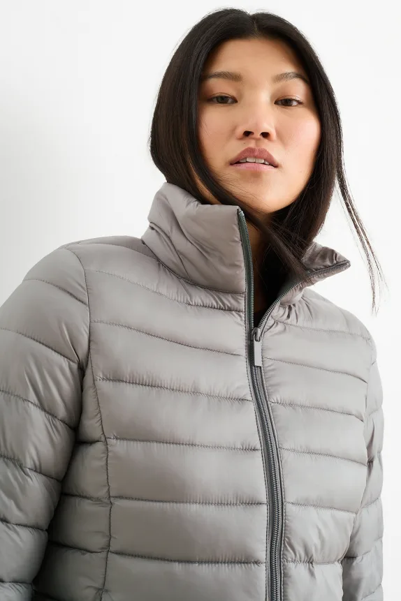 Quilted jacket gray