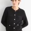 Cardigan - ribbed black