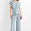 Pyjamas - patterned light blue