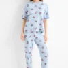 Pyjamas - patterned light blue