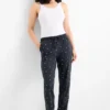 Pyjama bottoms - floral dark blue