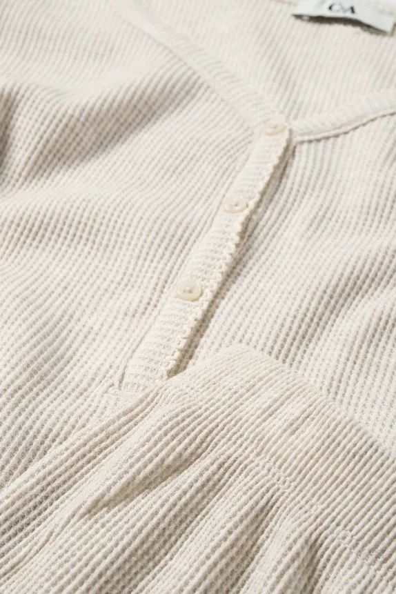 Pyjamas - textured light beige