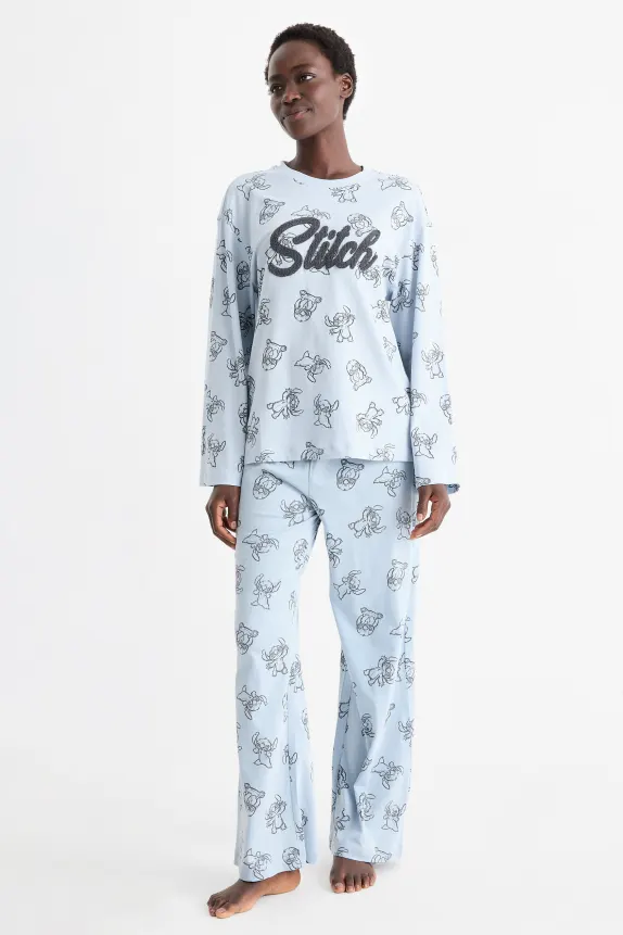 Pyjamas - Lilo & Stitch light blue