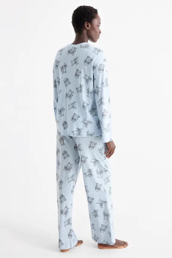 Pyjamas - Lilo & Stitch light blue