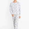 Pyjamas - Peanuts light gray-melange