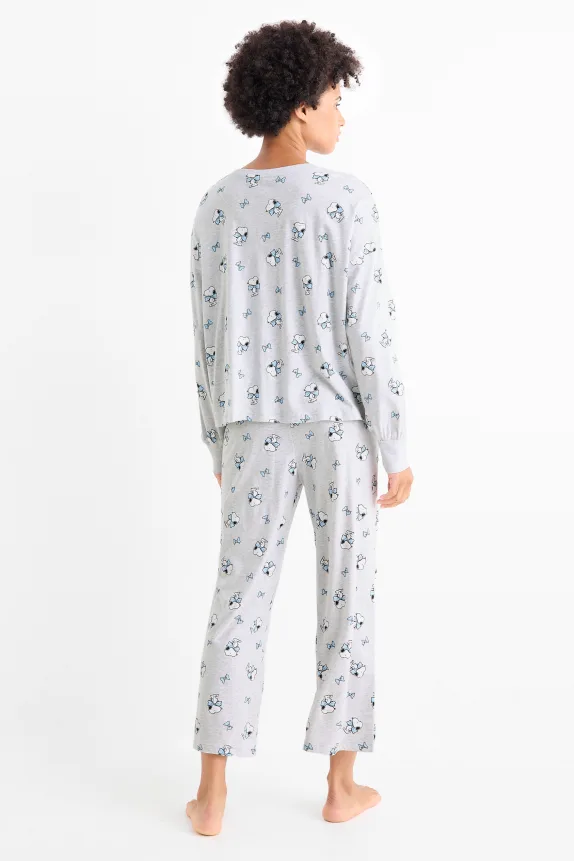 Pyjamas - Peanuts light gray-melange
