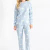 Fleece pyjamas light blue