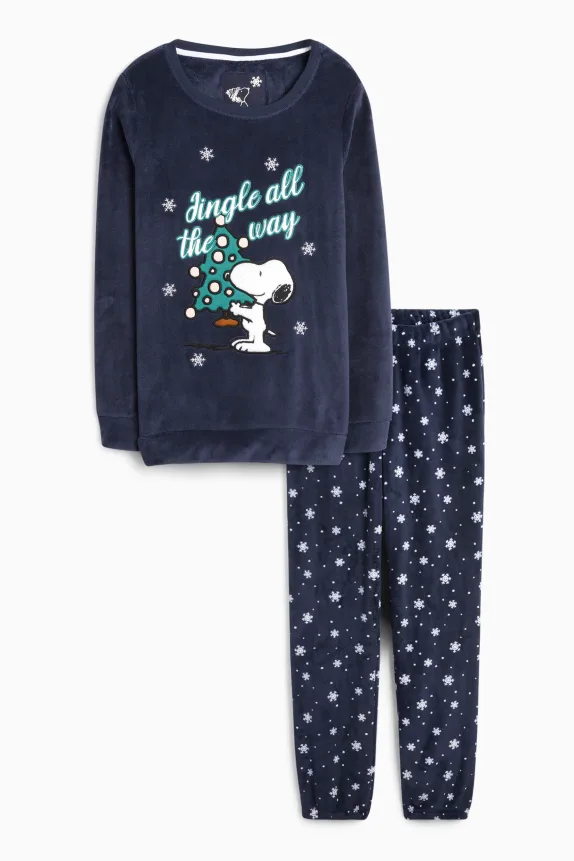Christmas pyjamas - Snoopy dark blue