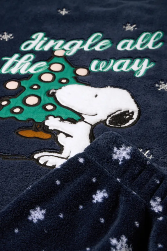 Christmas pyjamas - Snoopy dark blue
