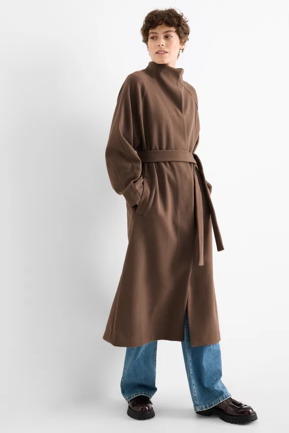 Coat brown