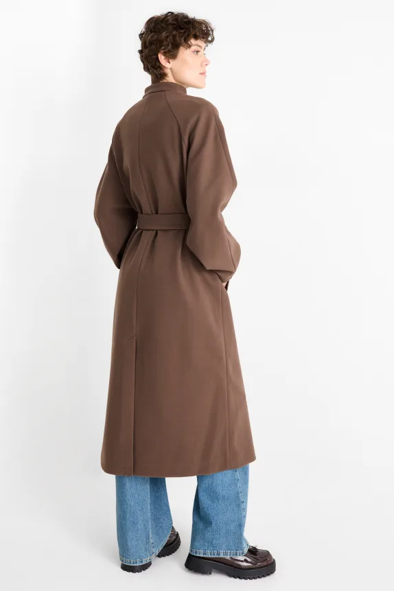 Coat brown