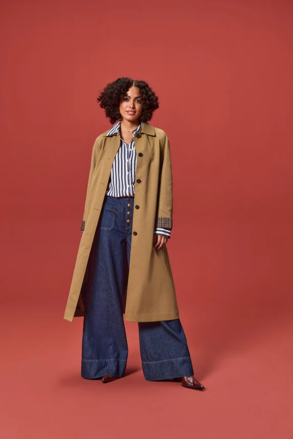 Coat brown