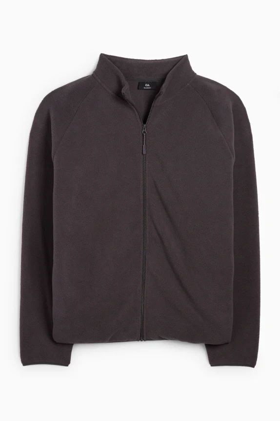 Fleece jacket dark gray