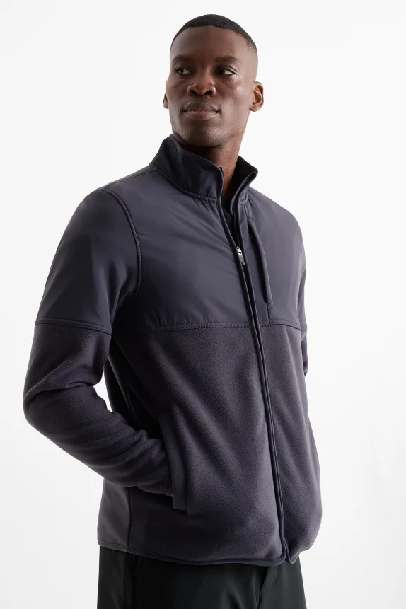Fleece jacket dark blue