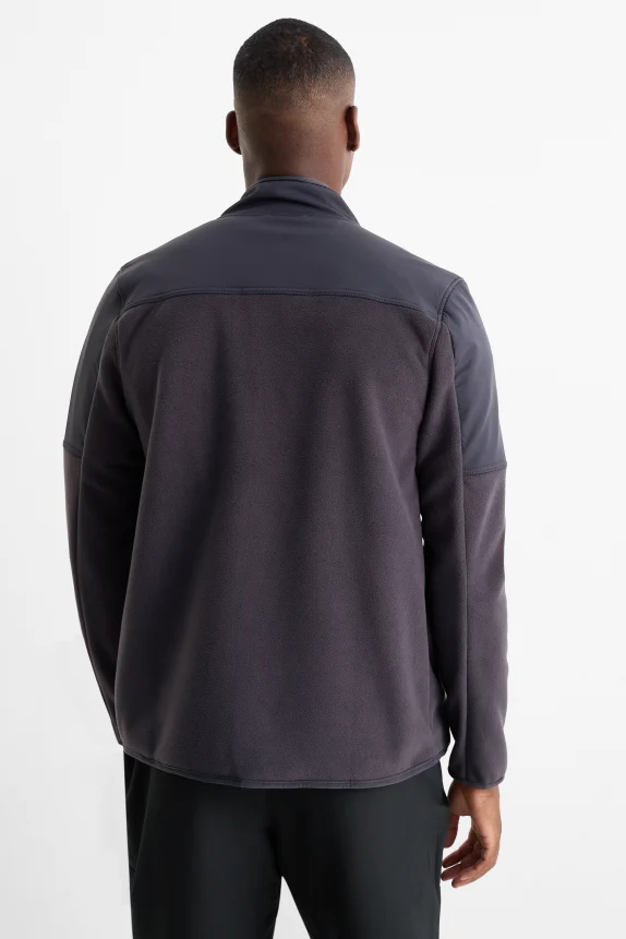Fleece jacket dark blue
