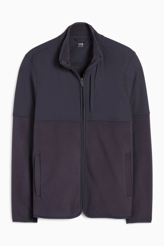 Fleece jacket dark blue