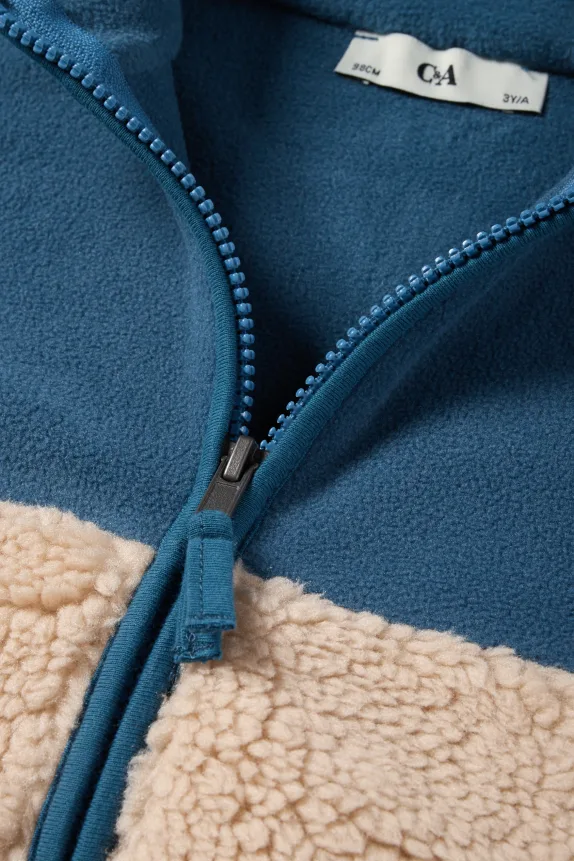 Fleece jacket dark blue