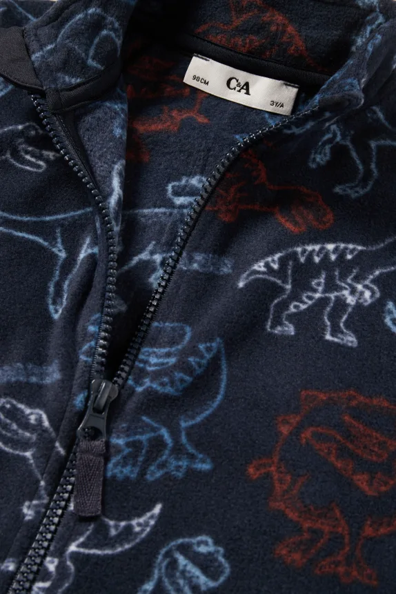 Dino - fleece jacket dark blue