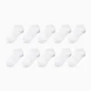 Multipack of 10 - trainer socks white