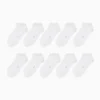 Multipack of 10 - trainer socks white