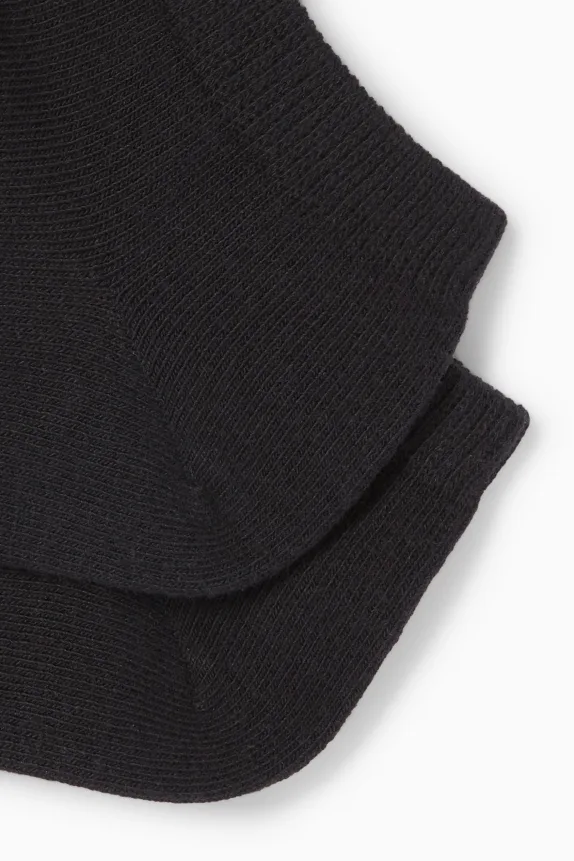 Multipack of 10 - trainer socks black