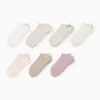 Multipack of 7 - trainer socks with motif - days of the week rose / beige