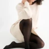 Tights - LYCRAÂ® - 70 denier black