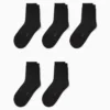 Multipack of 5 - socks black