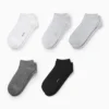 Multipack of 5 - trainer socks light gray