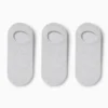 Multipack of 3 - footsies light gray