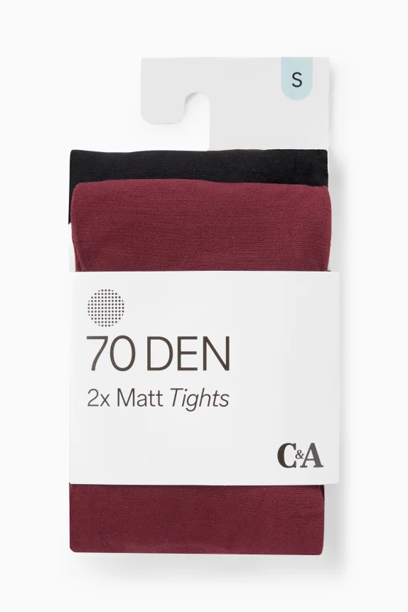 Multipack of 2 - tights - 70 denier violet