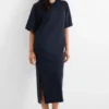 T-shirt dress - straight fit dark blue