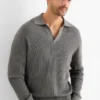 Jumper - ribbed dark green