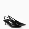 Court shoes - faux leather black