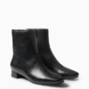 Ankle boots - faux leather black