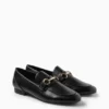 Loafers - faux leather black