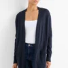 Long cardigan dark blue