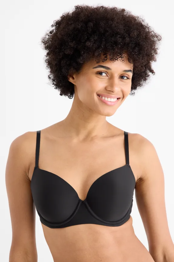 Underwire bra - FULL COVERAGE - padded - LYCRAÂ® black