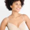 Underwire bra - FULL COVERAGE - padded - LYCRAÂ® light beige