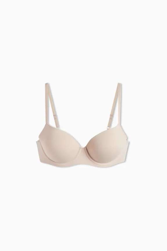 Underwire bra - FULL COVERAGE - padded - LYCRAÂ® light beige