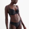 Underwire bra - FULL COVERAGE - padded black