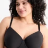 Underwire bra - DEMI - padded - LYCRAÂ® black