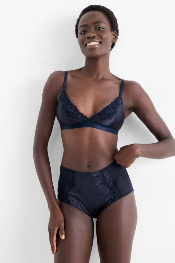 Bralette - padded dark blue