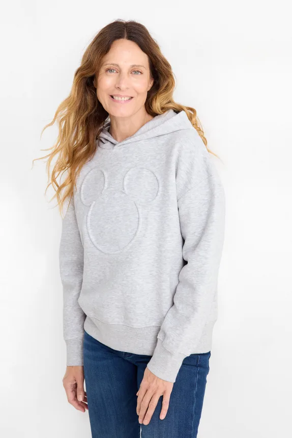 Hoodie - Mickey Mouse light gray-melange