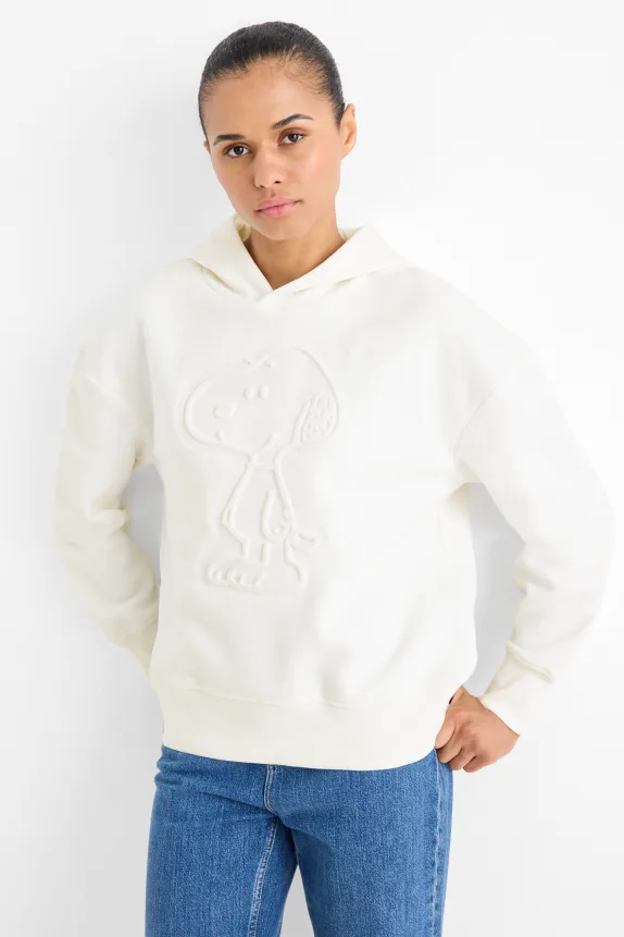 Hoodie - Snoopy white