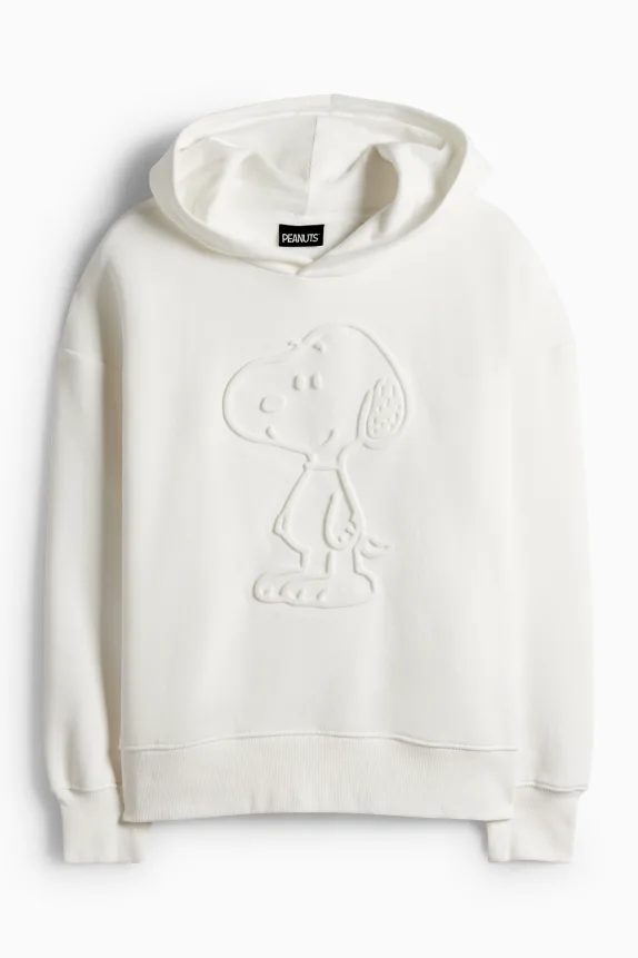 Hoodie - Snoopy white