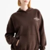Hoodie dark brown