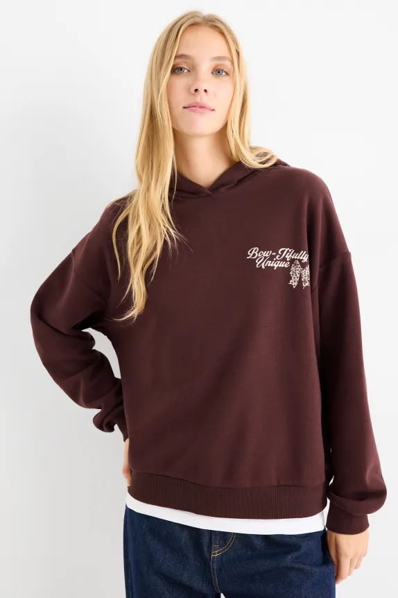 Hoodie dark red