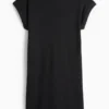 T-shirt dress black