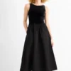 Fit & flare dress black